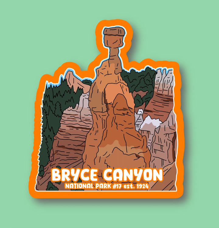 Holographic Bryce Canyon National Park Sticker