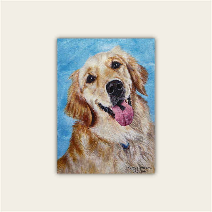 Custom Watercolor Pet Portrait