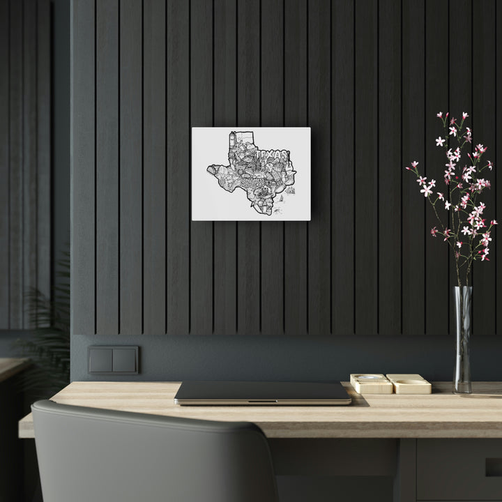 Texas Doodle Acrylic Print