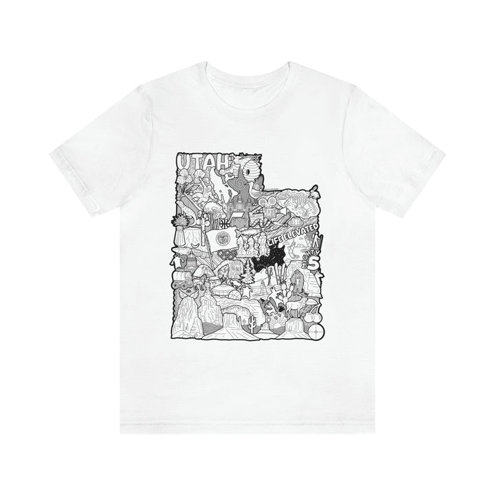 Utah Doodle Unisex Jersey Short Sleeve Tee