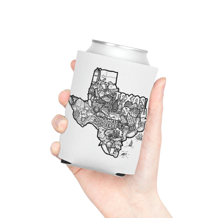 Texas Doodle Can Koozie