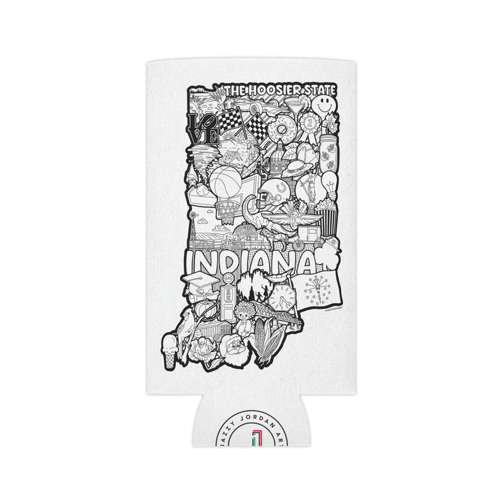 Indiana Doodle Can Koozie