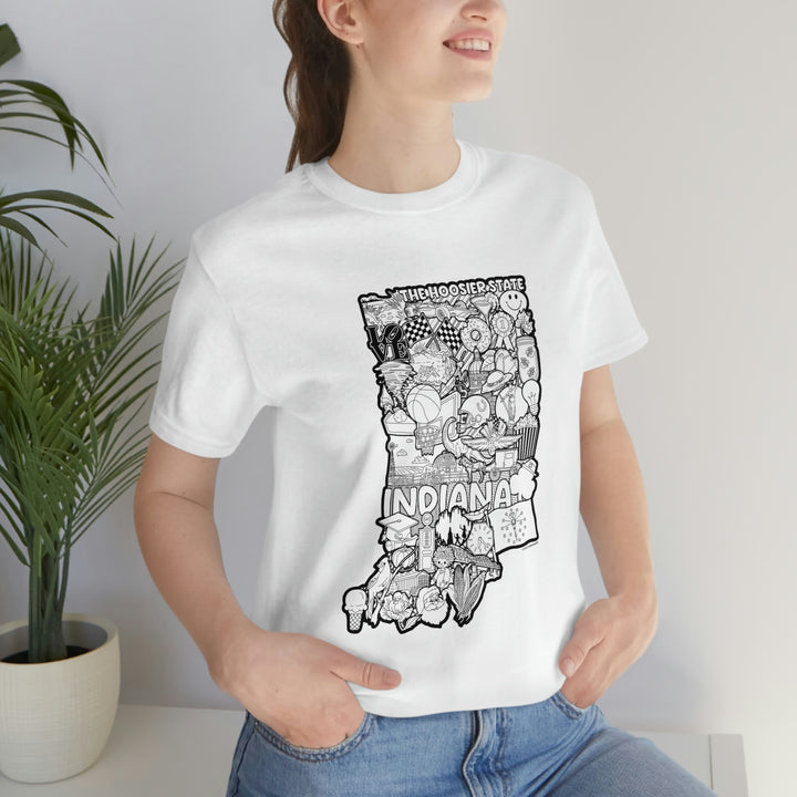 Indiana Doodle Unisex Jersey Short Sleeve Tee